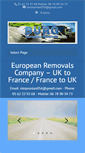 Mobile Screenshot of burgeuropeanremovals.com